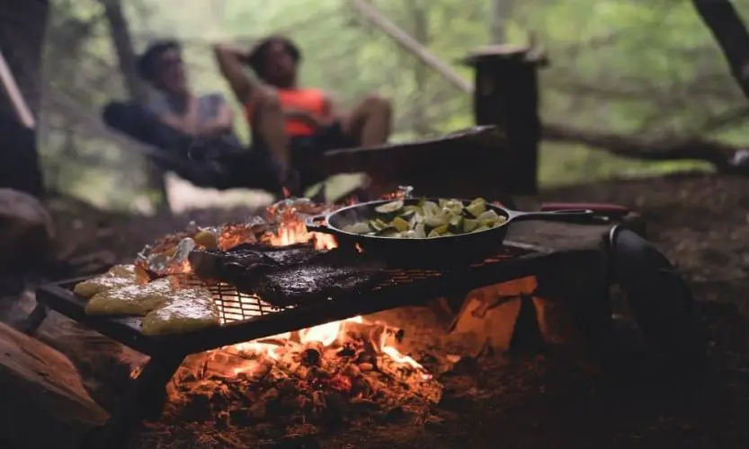 Cooking Over Fire Pit